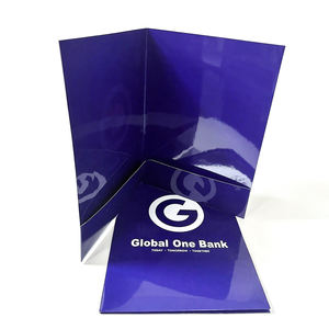 China Factory Eco Friendly Thick <strong>Paper</strong> Material A4 A5 Size Custom Presentation <strong>Folder</strong> With Pockets - Product Image 6