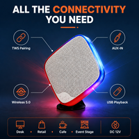 Altavoces RGB para Computadora, 30W, Estéreo de Escritorio para PC, Radiador de Bajos de 90mm, Bajos Profundos, TWS, AUX, USB, Sistema de Sonido para Juegos