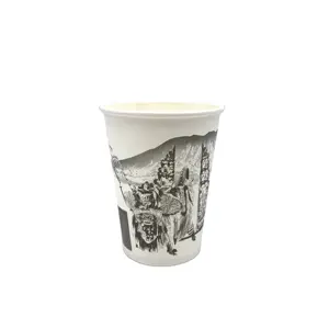 On Sale Paper Cup Paper 16oz Coffee Paper Cup Ready Stock one time use cup