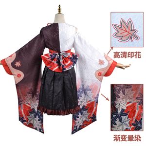 Pour <span class=keywords><strong>Genshin</strong></span> <span class=keywords><strong>Impact</strong></span> Kaedehara <span class=keywords><strong>Kazuha</strong></span> femme Cosplay Lolita Kimono robe costumes Anime Cosplay Costume ensemble - Product Image 4