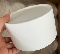 Tube d'emballage cylindrique personnalisé en carton alimentaire de 400 ml, résistant au four, jetable, pour gâteaux, cheesecakes et desserts de boulangerie