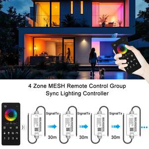 Tira de <span class=keywords><strong>Luces</strong></span> LED RGBWW RGBCCT C325Z Aipin Zigbee Mesh, Sincronización de Grupo, Control Multizona Inteligente Tuya, Control por Aplicación, Resistente al Agua IP68, 5 Canales, PWM - Product Image 5