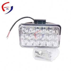 Excavadora 24V Luz de difusión súper brillante para camión de motor Camión agrícola Faro Led Cuadrado 15 Cuentas 45W - Product Image 1