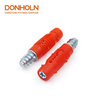 CB2932 DONHOLN Rafix Sambungan Baut 42mm Tiga-dalam-Satu Penghubung Furnitur Penyambung Dowel untuk Panel Kabinet