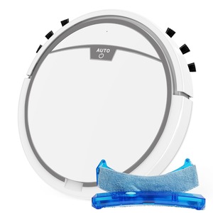 Robot Aspirador RS300 Blanco con Tanque de Agua, Navegación Visual, Función de Fregado y Succión para Uso Doméstico - Product Image 1