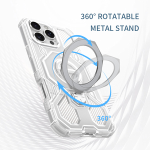 Coque Antichute Robuste pour <span class=keywords><strong>iPhone</strong></span> 17 Pro Max, Étui Magnétique Renforcé pour <span class=keywords><strong>iPhone</strong></span> 16 15 14 <span class=keywords><strong>13</strong></span> Pro, Housse Armure avec Support Entièrement Protectrice - Product Image 3