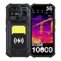 AGM G3 PRO Android 15 5G LTE Smartphone Tangguh Tahan Air Tahan Debu Baterai 10000mAh RAM 12GB Layar 120Hz untuk Petualang