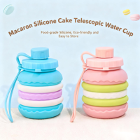 Gobelet à café pliable en silicone réutilisable, résistant à la chaleur, mug pliable pour le bureau, les voyages et l'extérieur