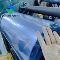 Rouleau de PVC Jiangtai transparent, ignifuge, imperméable, anti-rayures, thermoformable, film A4, feuille de plastique à découper