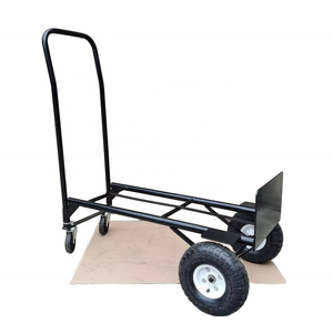 Gemakkelijk Opvouwbare Opslag Commercieel Residentieel Gebruik Zware Metalen Platform Extrusie <span class=keywords><strong>Rail</strong></span> Opvouwbare Vierwielige Vrachtwagen <span class=keywords><strong>Trolley</strong></span> - Product Image 5