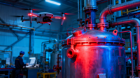 Caméra thermique professionnelle à vente directe d'usine, 12 µm, 50 Hz, détecteur CMOS LWIR, H.264, résolution 640x512 pour drone/UAV