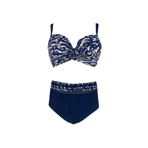 Plus Size One Piece Swimsuit Tummy Control <b>Conservative</b> Beachwear Monokini Bathing Suit BZ77117 - Product Image 2