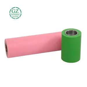 Wear resistant plastic roller logistics transportation drawings and samples customized industrial PU rubber guide roller