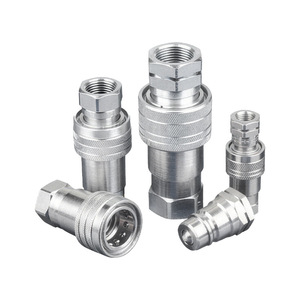 Raccord hydraulique rapide en acier inoxydable, diamètre intérieur du tuyau 1 pouce, connecteur haute pression 7250 PSI pour usage industriel - Product Image 1
