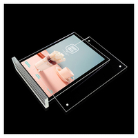 Support de Table en Acrylique Magnétique en Forme de T pour Cartes A4 A5 A6 – Présentoir Publicitaire en Acrylique pour Entreprises – Prix Usine