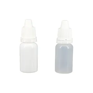 Benutzer definierte Farb kappe Kunststoff tragbare 5ml 10ml 15ml Augentropfen flasche