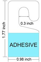 Bandes de suspension ultra-transparentes invisibles, cintres transparents comme du cristal pour une présentation esthétique des produits