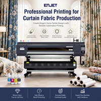 Machine d'impression par sublimation textile de 1.8m 1.9m de largeur d'impression Imprimante à sublimation numérique pour tissus avec 4 têtes d'impression