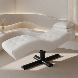 Table de massage incurvée manuelle Pinky leem S-shape Tutti, pliable, pour spa, lits de massage incurvés blancs, lit de beauté pour spa - Product Image 2