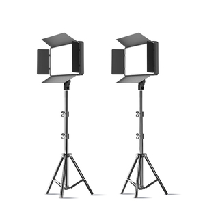 Portable 55W <span class=keywords><strong>LED</strong></span> Photo Studio <span class=keywords><strong>Light</strong></span> avec Trépied Panneau Réglable Lampe pour YouTube Gaming Live <span class=keywords><strong>Video</strong></span> Maquillage Enregistrement Photographie - Product Image 1