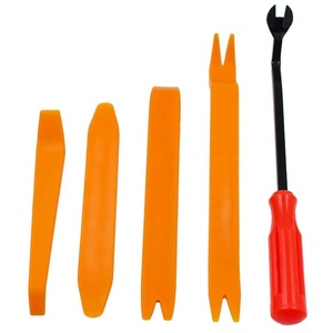 Nuevo Juego de 5 Herramientas para Desmontar Tapicería de Coche, Kit de Palancas Antiarañazos de Plástico y Metal para Desmontar Paneles de Puertas, Audio y Salpicaderos de Coche - Product Image 5