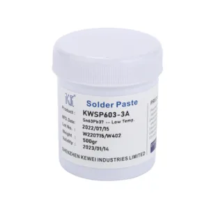 Sn55Pb45 T4 Solder Paste High Purity Tin Paste 500g Bottle for PCB LED Strip Welding