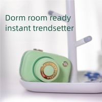 Vibrateur à ventouse en forme d'appareil photo mignon, 5 modes de succion, contrôle par bouton, lumière LED, étanche IPX6, recharge USB, OEM ODM