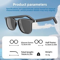 Gafas Inteligentes Fotocromáticas con IA, Asistente de Voz, Navegación, Control Táctil, Marco de PC, Llamadas Manos Libres, Música, Batería Grande de 200 mAh