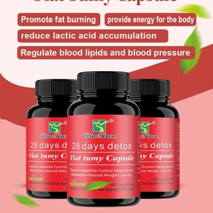Capsules détox ventre aplati de qualité supérieure 28 jours Supplément bien-être économique Métabolisme Capsules naturelles de perte de <span class=keywords><strong>poids</strong></span> - Product Image 2