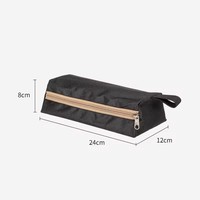 Pochette de rangement légère pour l'extérieur, sac de voyage portable avec fermeture éclair pour le camping, la randonnée et les accessoires de transport quotidien