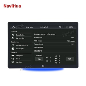 NaviHua 10.1inch Carplay Monitor <b>Stereo</b> Multimedia Rear Seat Back Entertainment Headrest Monitor Touch Screen TV Display IPS - Product Image 4