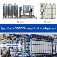 Système de filtration d'eau par osmose inverse simple, 250 LPH, fontaine à eau potable