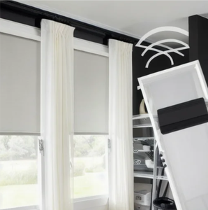 Bán hàng nóng thông minh Màn vải điện con lăn rèm cửa sổ màu cơ giới con lăn rèm cửa - Product Image 3