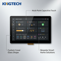 Écran tactile LCD industriel personnalisé Kingtech OEM HMI pour équipement de contrôle industriel, large plage de température, 0,96-28,5 pouces