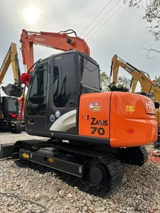 Excavadora Usada Hitachi ZX70 de 7 Toneladas, Miniexcavadora con Pocas Horas de Uso, Sistema Hidráulico, Segunda Mano, ZX55 ZX80, Gran Oferta - Product Image 4