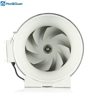 Hon&Guan extractor fan 100/125/150/200/250/315mm pipe size fan for kitchen exhaust