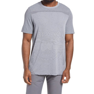 Camiseta de Corte Regular para Hombre, 100% Algodón, Cuello Redondo, Manga Corta, Lisa, Talla Grande, para Verano - Product Image 1