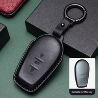 Étui à clés haut de gamme pour véhicule électrique Nissan N7 Dongfeng 2025, en cuir de vachette pleine fleur avec boucle, fabriqué en Chine