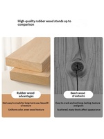 Porte-manteau pliable en bois massif, style nordique, sur pied, pour chambre, entrée, usage domestique, GYJ033 (Stock US)