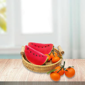 Simulación Realista de Rodaja de Sandía, Fruta Artificial, Modelo de Accesorio Fotográfico para Halloween, Pascua, Fiesta, Decoración Festiva - Product Image 6