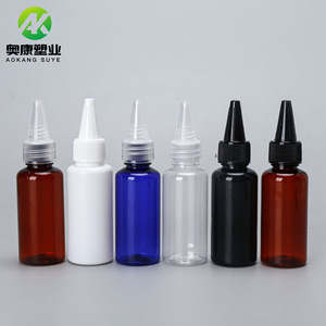 Factory wholesale 30g/ml pointed nozzle <b>bottle</b> semi-transparent nail glue <b>bottle</b> PET 30ml ink and pigment <b>squeeze</b> dropper <b>bottle</b> - Product Image 1