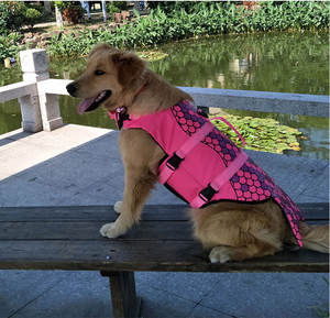 <span class=keywords><strong>Gilet</strong></span> de <span class=keywords><strong>sauvetage</strong></span> pour <span class=keywords><strong>chien</strong></span> en Oxford Ripstop imperméable, léger, durable, haute flottabilité, réglable, réfléchissant avec poignée - Product Image 5