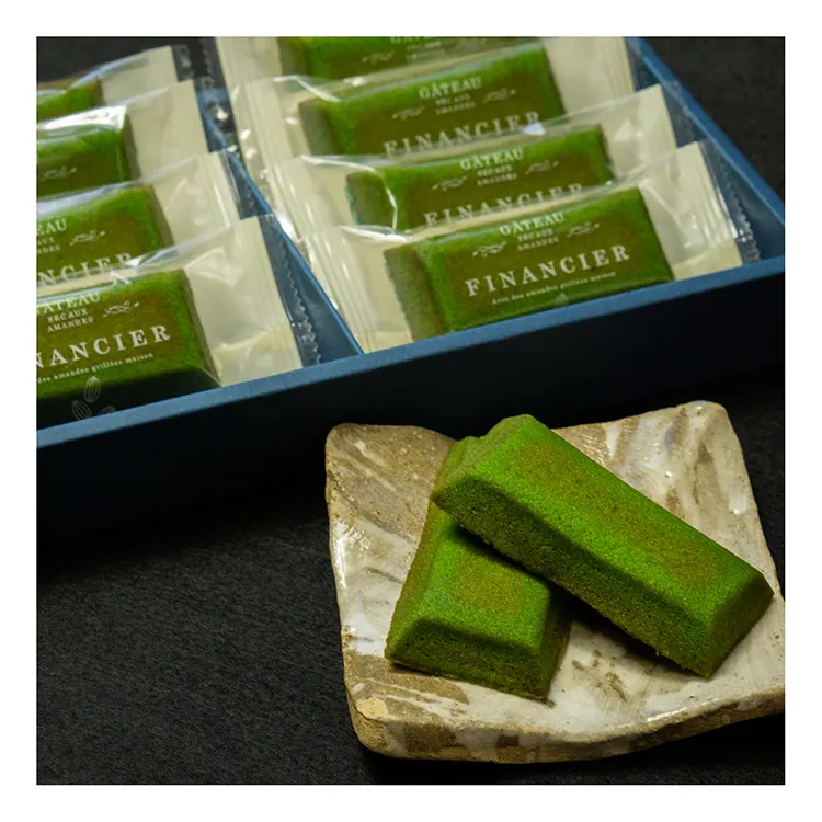 Delicious Taste Green Tea Almond Strong Aroma Food Cake Snacks