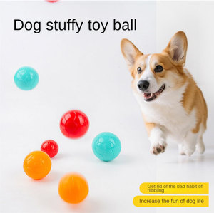 Hot Selling Classic Tpr <span class=keywords><strong>Dog</strong></span> Kauw Speelgoed Piepende Bal Raar Huilend Geluid Verveling Hulp Bijtring Voor Kleine Honden 2025 Bestseller - Product Image 4