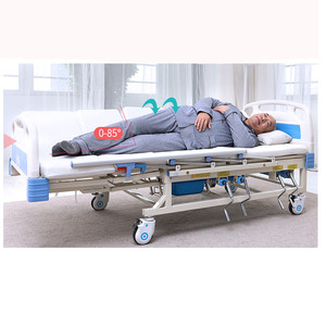 Camilla médica Manual multifunción al por mayor equipo de cama de hospital de metal giratorio ajustado para uso médico y hospitalario - Product Image 3