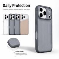 Coques de téléphone portable mates C0407 pour iPhone 16 17 Air 15 Pro 14 13 12 11 18 Pro Max, ultra-fines, rigides, antichoc, protection arrière
