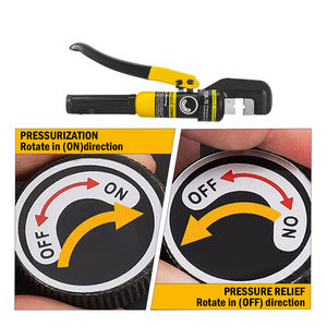 <span class=keywords><strong>Pince</strong></span> à <span class=keywords><strong>sertir</strong></span> hydraulique hexagonale manuelle YQK70 pour cosses de câbles 6T - Product Image 5