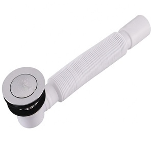 Commercio all'ingrosso ottone piccolo cromato pop-up bacino dei rifiuti di <span class=keywords><strong>scarico</strong></span> del bagno 19 fori libero flusso del bacino scolapiatti - Product Image 6
