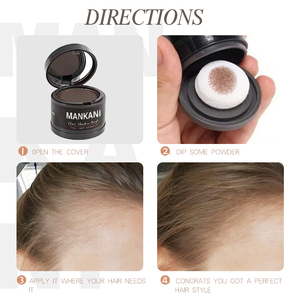 OEM 핫 세일 헤어 라인 파우더 방수 3 색 헤어 터치업 뿌리 헤어 섀도우 파우더 개인 라벨 - Product Image 5