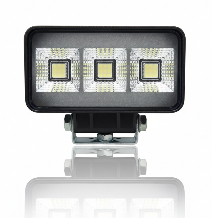 Aurora Universal LED Work Light Industry Led Lighting Waterproof 3.5'' 30W 6000k White Bright LED Flood Beam Square for Truck